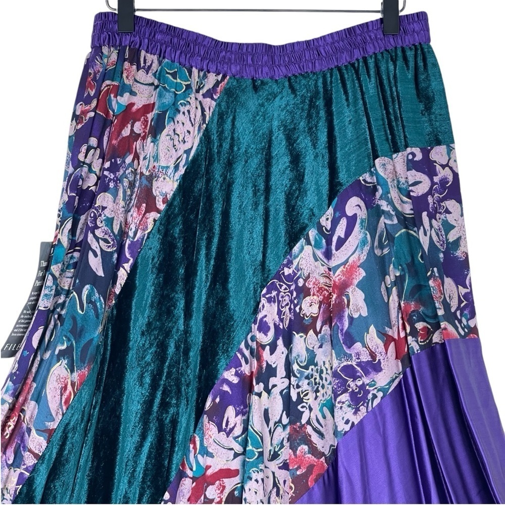 Carole Little Vintage Skirt 12 Midi Pull On Fairycore Romantic Ren Faire Gypsy - Picture 6 of 9